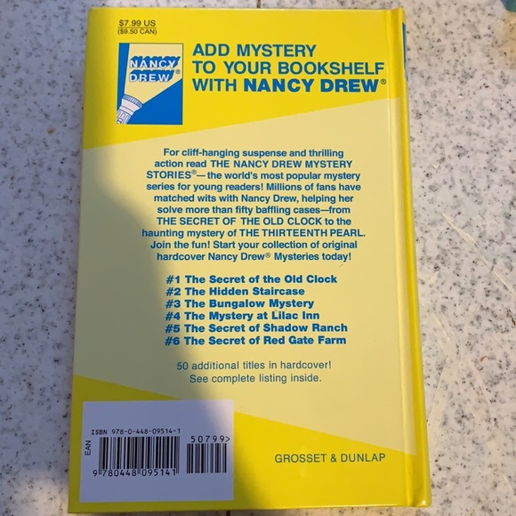 Nancy Drew: The Whispering Statue book - Picture 2 of 2